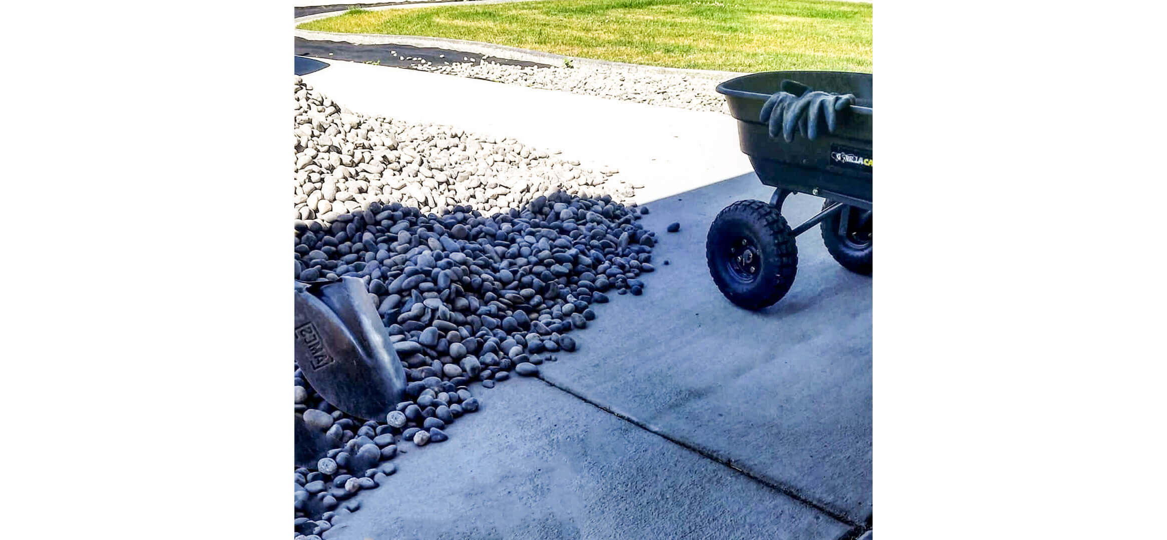 Gorilla cart in yard