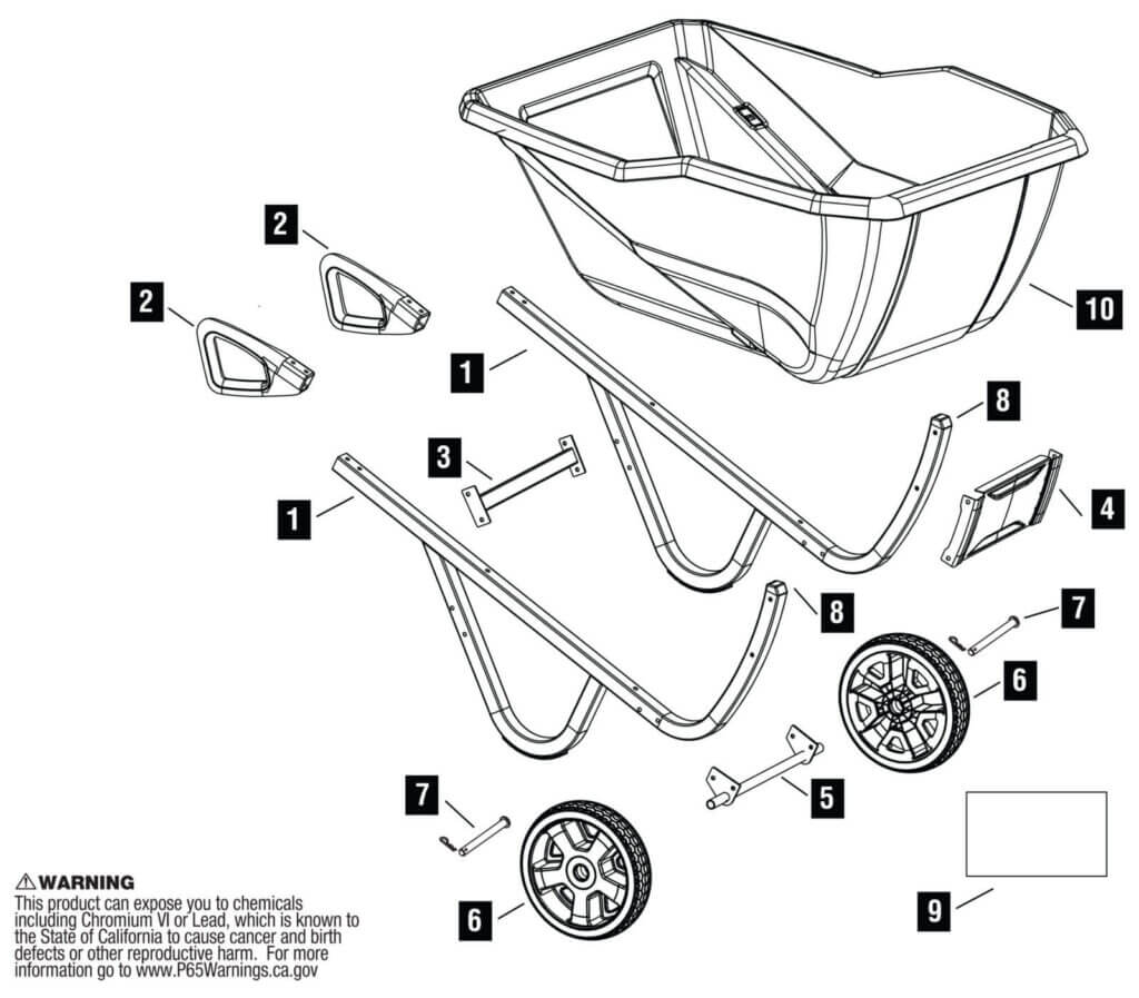 GCR-7 Drawing of parts